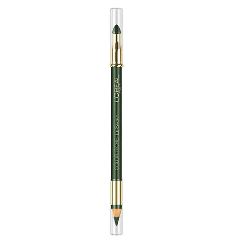 L'Oreal Color Riche Le Smoky Eyeliner Pencil with Smudger 209 Antique Green