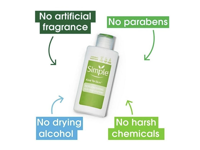 Simple Kind To Skin Protecting Light Moisturiser 125ml Pack of 2
