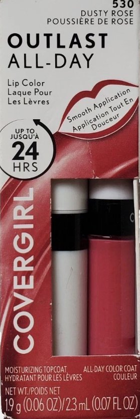 CoverGirl Outlast All Day Lipcolor 530 Dusty Rose 0.06 Fl Oz