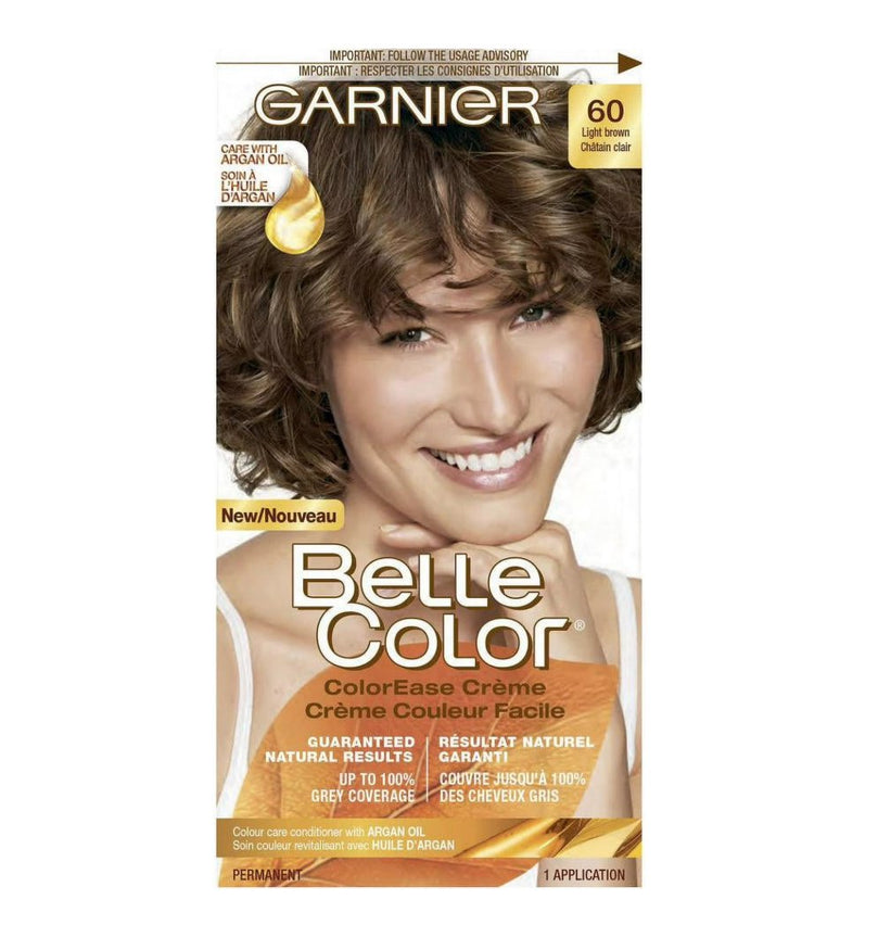 Garnier Belle Color Permanent Hair Dye 60 Light Brown