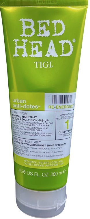 Tigi Bed Head Urban Antidotes Re-Energize Shampoo 8.45 Oz & Conditioner 6.76 Oz Set