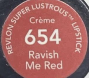 Revlon Super Lustrous Creme Lipstick 654 Ravish Me Red 0.15 oz
