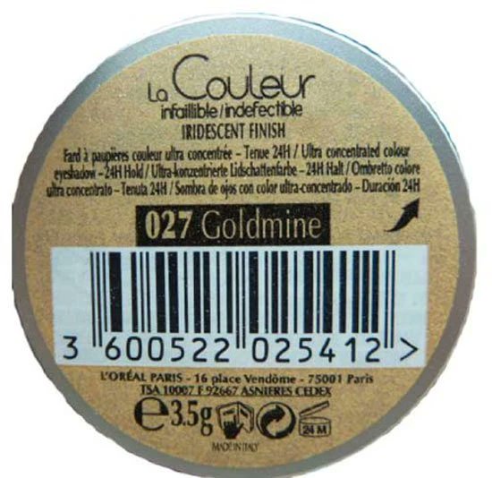 Loreal Color Infallible Eyeshadow #027 Goldmine