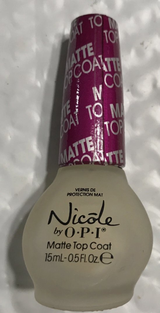 OPI Nicole Nail Lacquer Matte Top Coat 0.5 fl oz