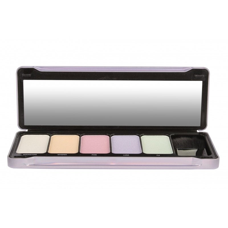 BYS Highlight 2 Makeup Palette with Contour Brush and Mirror