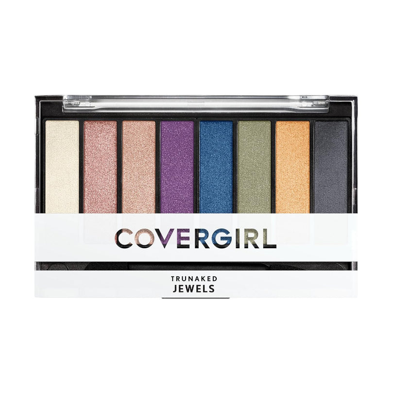 COVERGIRL TruNaked Eyeshadow Palette, Jewels, 8 Shades, 0.23 oz
