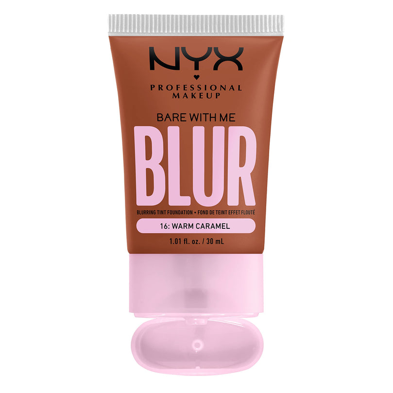 NYX Bare With Me Blur Skin Tint Foundation 16 Warm Caramel (Matcha, Glycerin & Niacinamide)