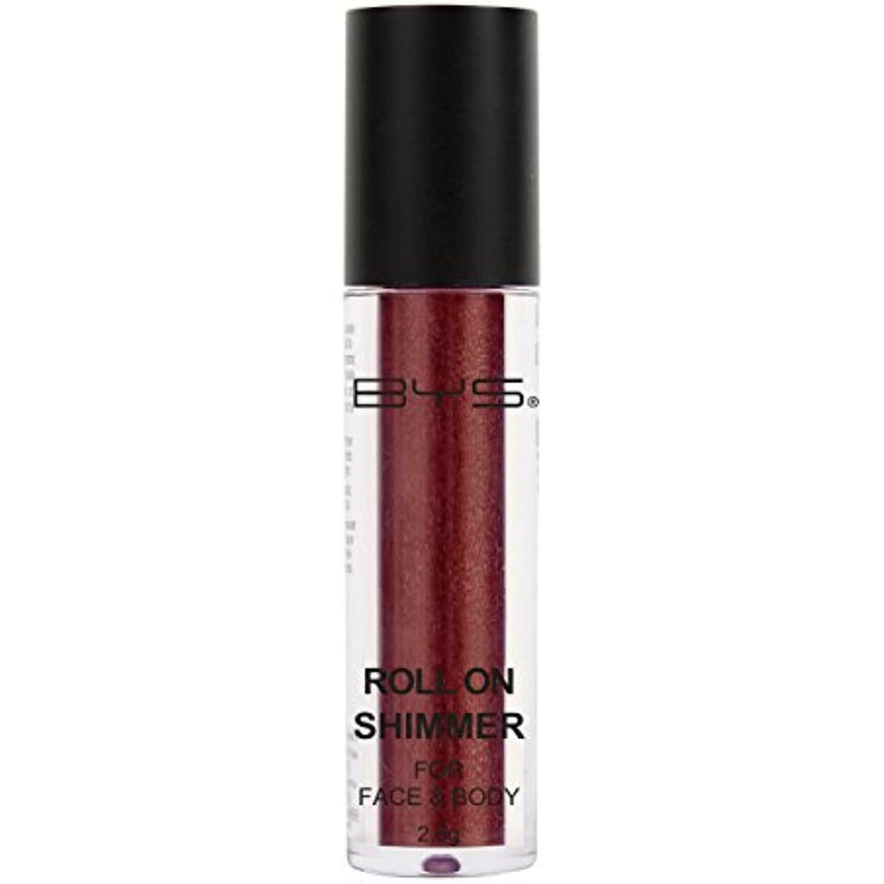 BYS Face and Body Roll On Glitter Shimmer Deep Terracota