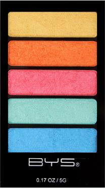 BYS 5 Shade Eyeshadow Compact Eye Makeup Palette with Applicator (see more shades) (Party Time)