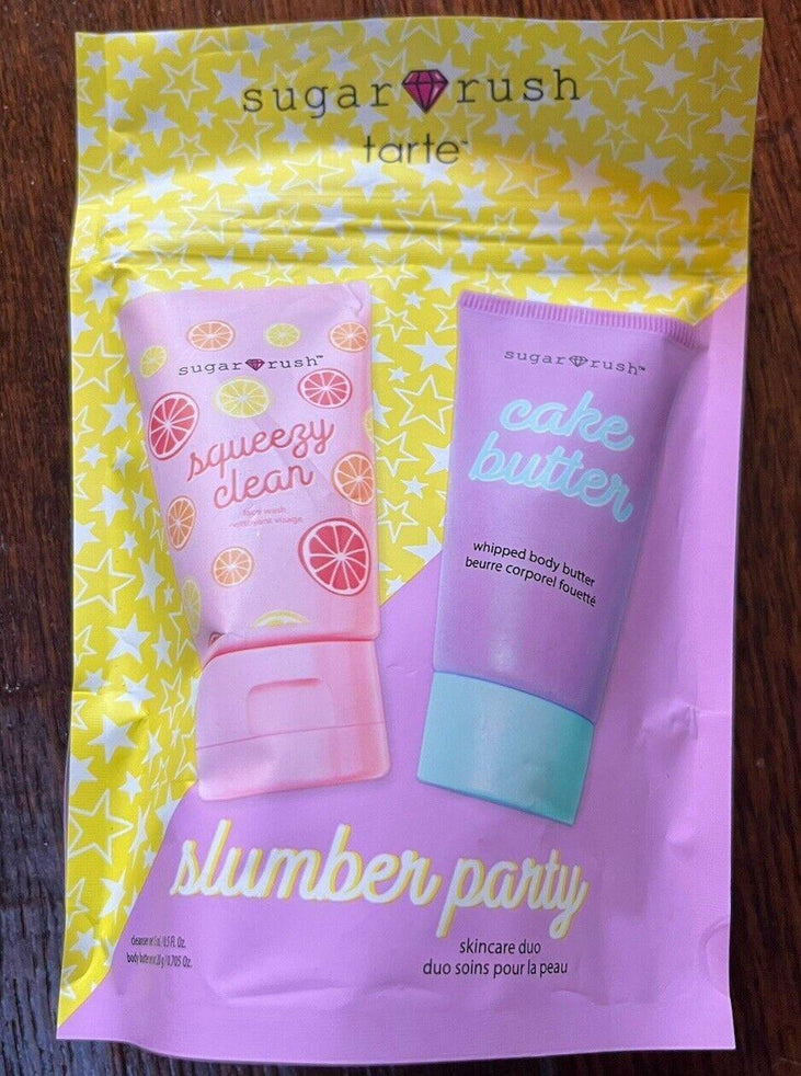 TARTE sugar rush slumber party skincare duo