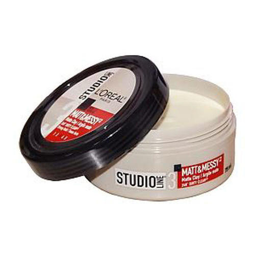 L'Oreal Studio Line Matt & Messy Matte Clay, Strong Hold, 75 ml