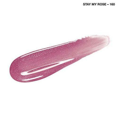 Rimmel Stay Glossy Lip Gloss, Stay My Rose, 0.18 oz