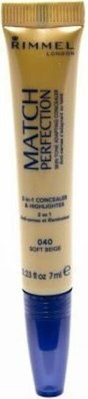 Rimmel Match Perfection Concealer & Highlighter #040 Soft Beige