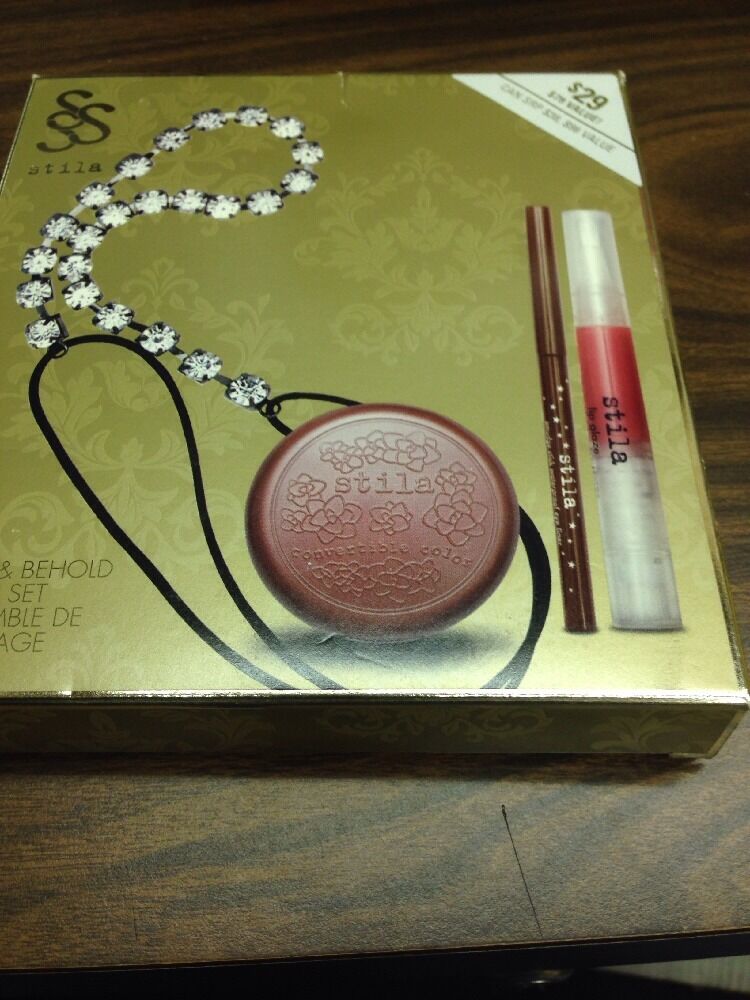 Stila Glow & Behold Makeup Set - Eyes, Lips & Cheeks Magnolia Jeweled Headband