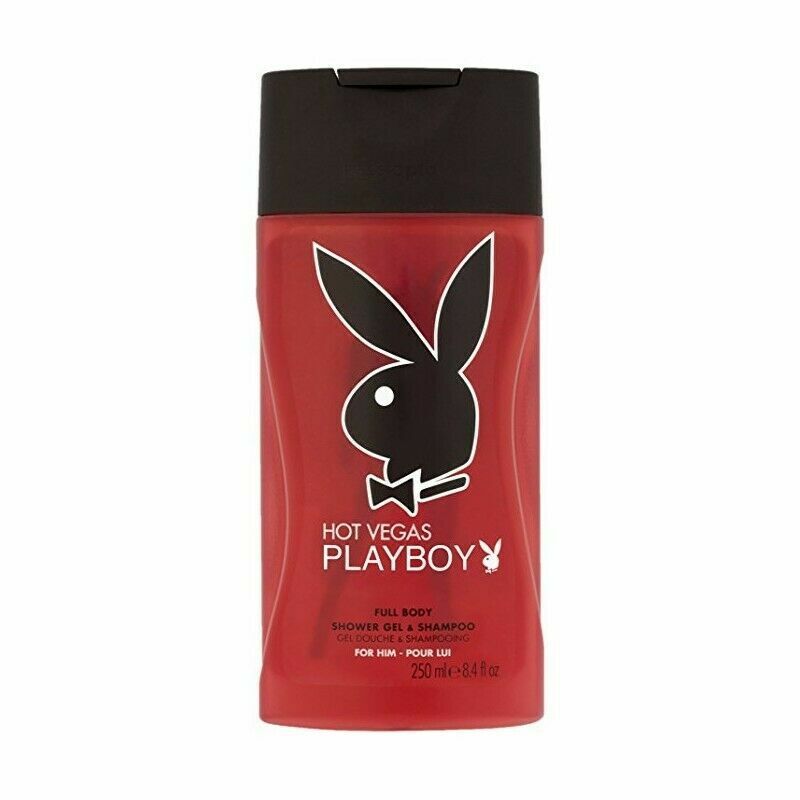 Playboy Hot Vegas Shower Gel & Shampoo, 8.4 oz