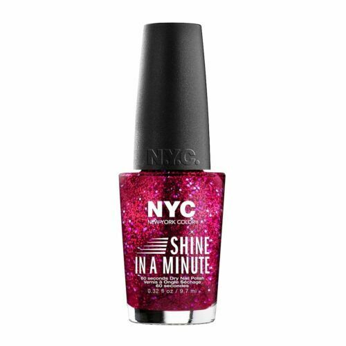 NYC New York Color In a New York Minute Nail Polish, Ruby Slippers, 0.33 fl oz