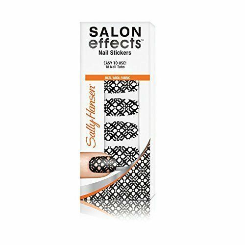 Sally Hansen Salon Effects Nail Stickers, Black to Basic, 18 ea