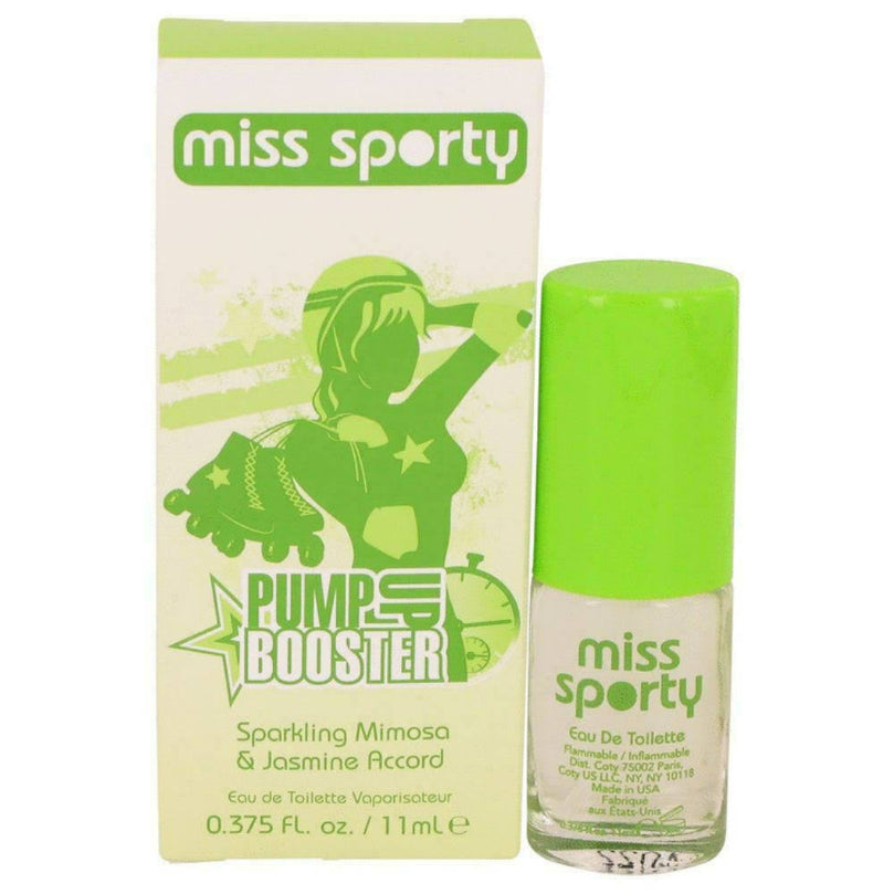 Miss Sporty Pump Up Booster By Coty 0.38 oz Sparkling Mimosa & Jasmine Accord Eau De Toilette Spray For Women