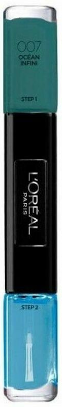 Loreal Infallible 2 Step Nail Polish #007 Ocean Infini