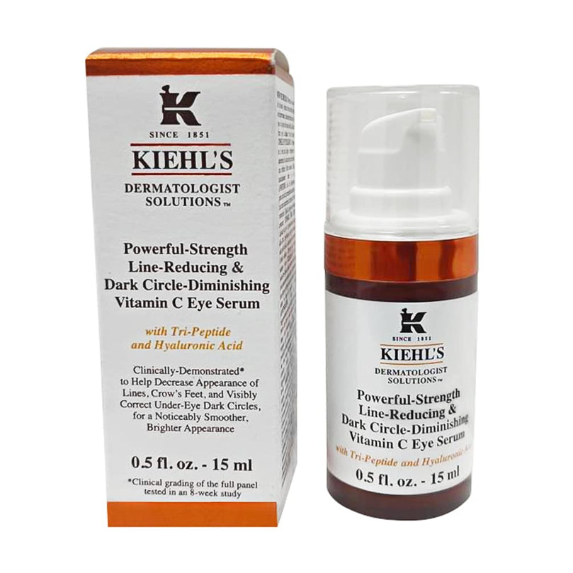 Kiehl's Dermatologist Solutions Powerful-Strength Line-Reducing & Dark Circle-Diminishing Vitamin C Eye Serum 15ml/0.5oz