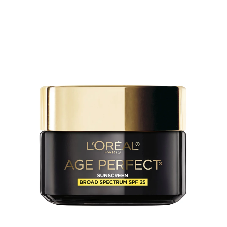 L'Oreal Paris Age Perfect Cell Renewal Anti-Aging Day Moisturizer SPF 25, Antioxidant Recovery Complex, Smooth Wrinkles, Firmer, Radiant, Younger Looking Skin, Dermatologist Tested, 1.7 Oz