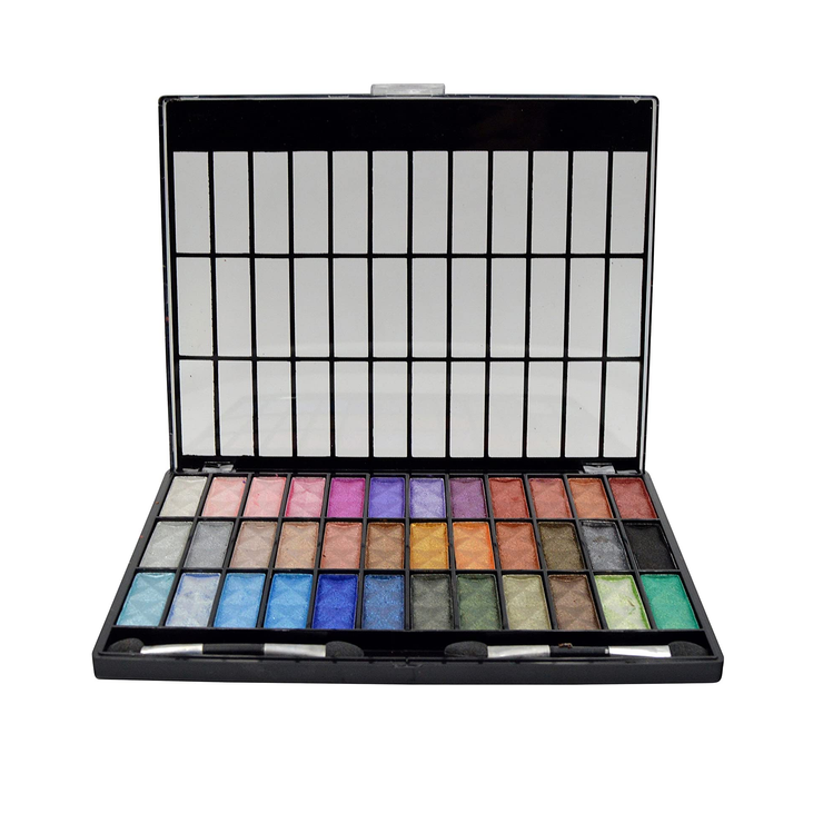 BYS 36 Palette Eyeshadow, 02 Colour Perfectionist - Intense Pigment, Shimmer Look, Glitter Eyeshadows Palettes