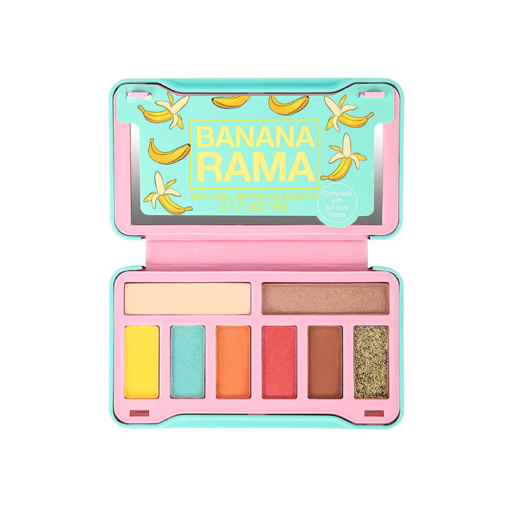 BYS Bananarama On-the-Go Eyeshadow Palette - 8 Highly Pigment Matte & Shimmer Finish Eye Makeup Shades