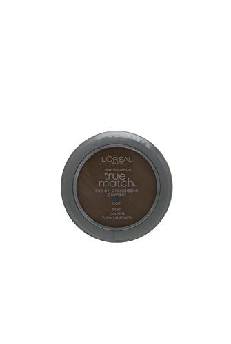 L'Oreal Paris True Match Super Blendable Oil Free Makeup Powder, Nut Brown, 0.33 oz