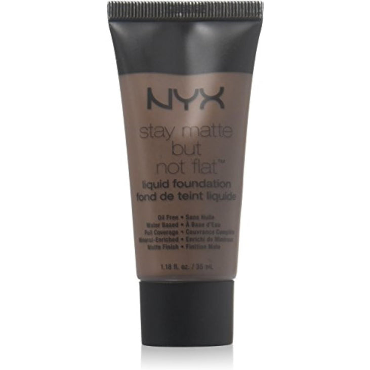 NYX Stay Matte But Not Flat Liquid Foundation (Color : SMF 20 - Deep Dark)