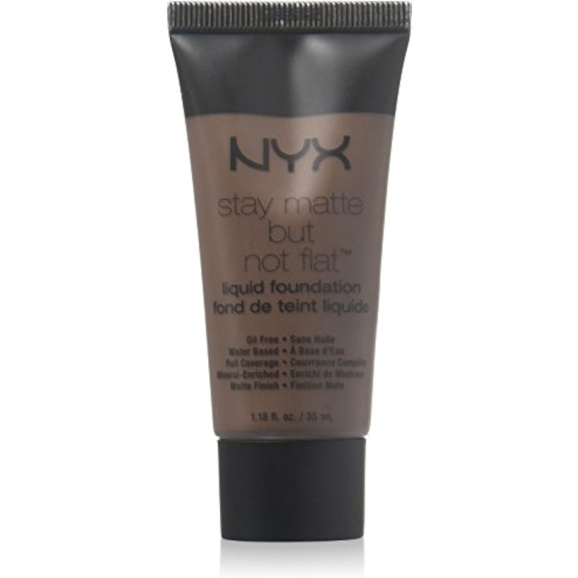 NYX Stay Matte But Not Flat Liquid Foundation (Color : SMF 20 - Deep Dark)