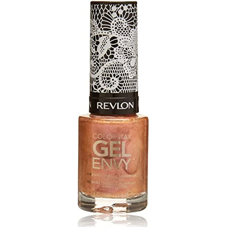 Revlon Color Stay Gel Envy Nail Polish, Affair, 1.6 Ounce, Lacey Rose Gold