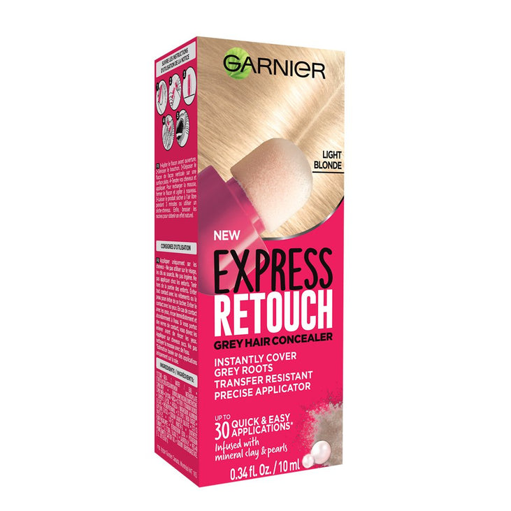 Garnier Express Re-Touch Grey Hair Concealer, Light Blonde .34oz