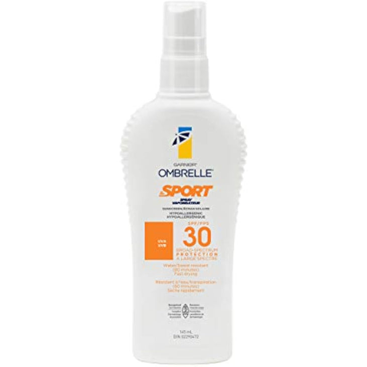 Ombrelle 30 Spf Sport Water Proof Fast Drying Spray 145ml (4.8oz)