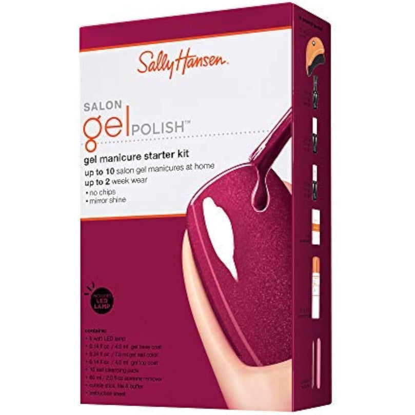 Sally Hansen Insta Gel Strips Starter Kit, Wine Not, 0.419 Fl. Oz.