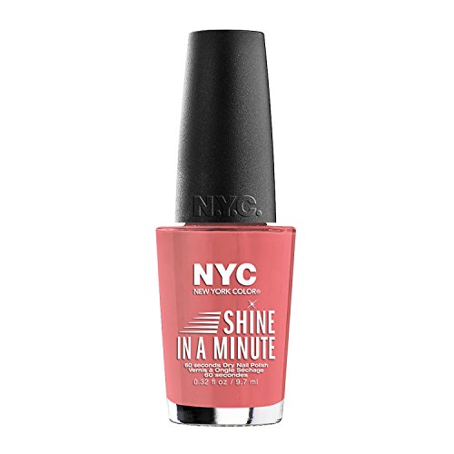 N.Y.C. New York Color In a New York Minute Nail Polish, Penn Station Pink, 0.33 fl oz