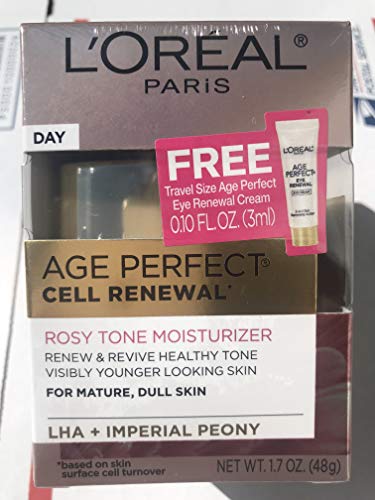 🏆Premium Pack Age Perfect Cell Renewal Rosy Tone Face Moisturizer with LHA and