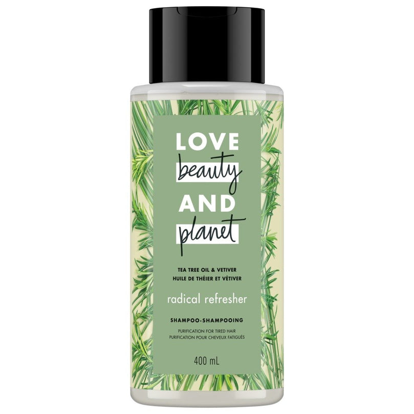 Love beauty and planet tea tree oil & vetiver shampoo, 400ml 1 battles