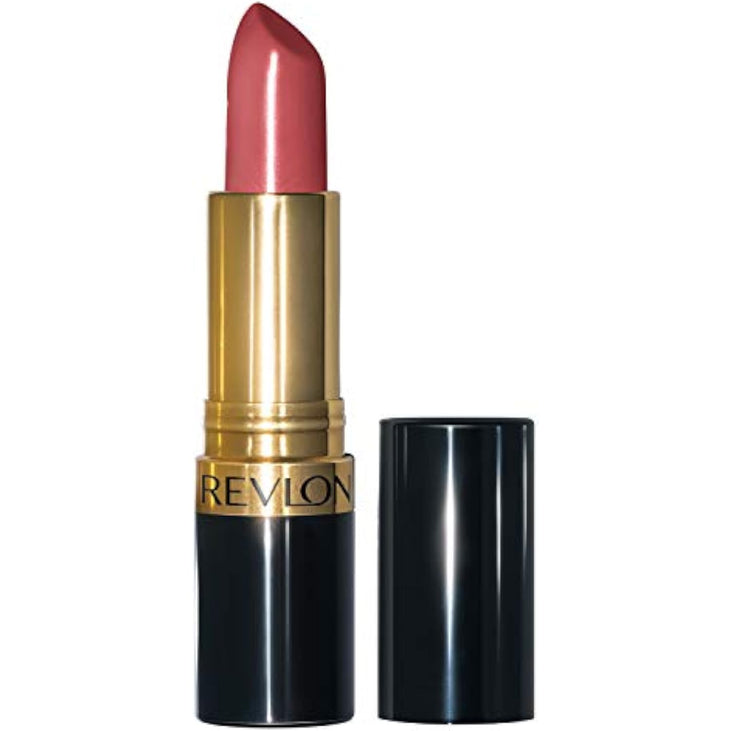 Revlon Super Lustrous Lipstick with Vitamin E and Avocado Oil, Teak Rose (445), 0.15 oz