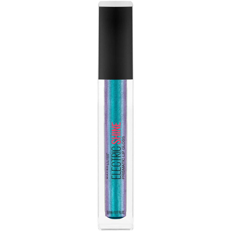 Maybelline New York Lip Studio Electric Shine Prismatic Lip Gloss Makeup, Electric Blue, 0.17 fl. oz.