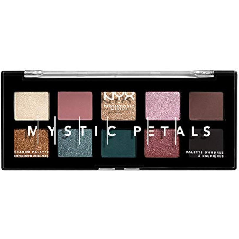 NYX Professional Makeup Mystic Petals Eyeshadow Palette, Dark