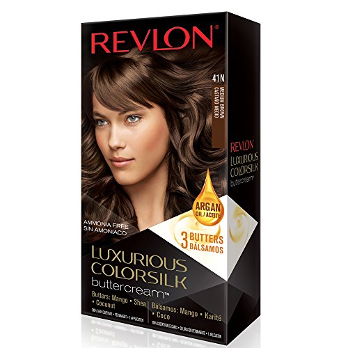 Revlon Luxurious ColorSilk Buttercream Hair Color, Medium Brown