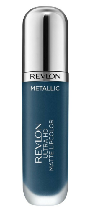 Revlon Ultra HD Metallic Matte Liquid Lipcolor, Liquid Lipstick, 100% Wax-Free, HD Glitz