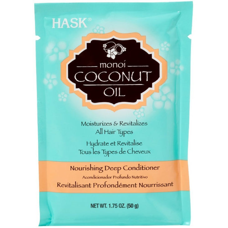 HASK Nourishing Sulfate-Free Deep Conditioner with Monoi Coconut, 1.75 oz