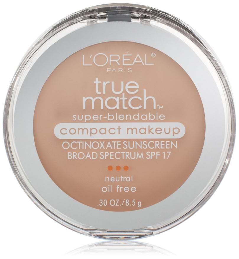 L'Oreal Paris True Match Super-Blendable Compact Makeup, Classic Ivory N2