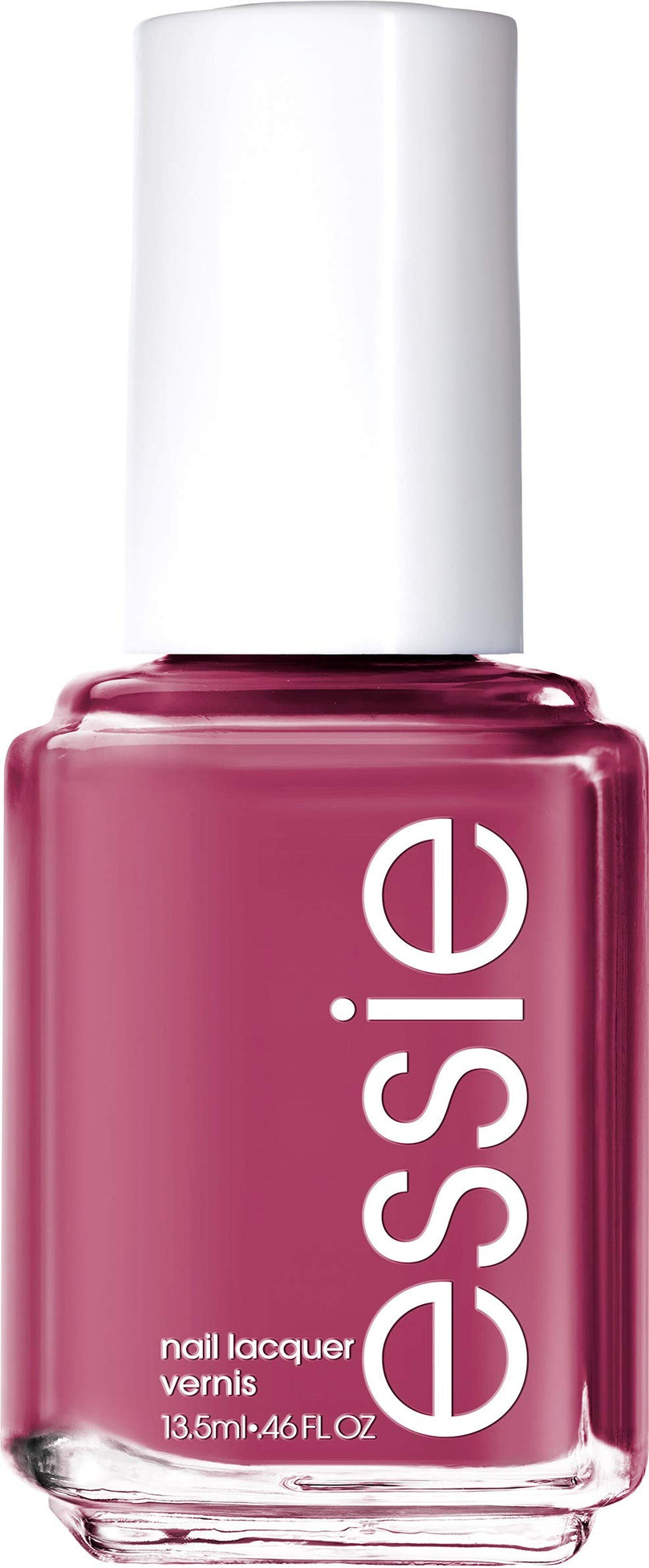 essie Salon Quality 8 Free Vegan Nail Polish, Raspberry Purple, 0.46 fl oz Bottle