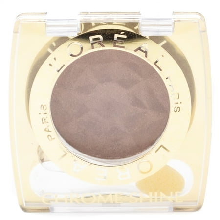 L'Oreal CHROME SHINE Eye Shadow, 175 Silver Brown   .12oz