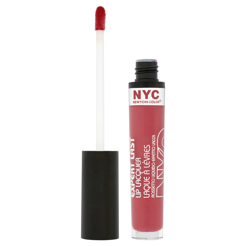 N.Y.C. New York Color Expert Last Lip Lacquer, Big City Berry, 0.15 Fluid Ounce