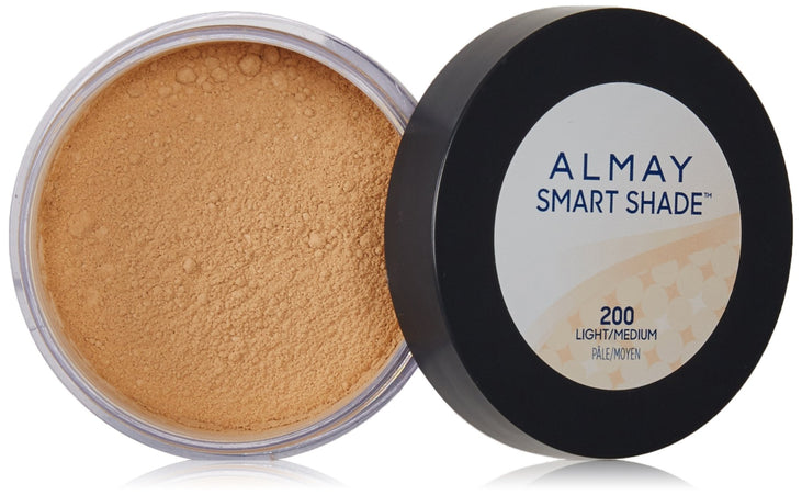 Almay Loose Finishing Powder, Hypoallergenic, Cruelty Free, Oil Free, Fragrance Free, Dermatologist Tested, 200 Light/Medium, 0.176