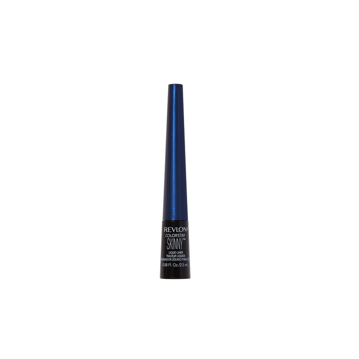 Revlon ColorStay Skinny Liquid Eyeliner, Waterproof, Smudgeproof, Longwearing Eye Makeup with Ultra-fine Tip, Navy Shock, 0.08 oz