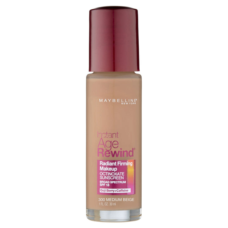 Maybelline Instant Age Rewind Radiant Firming Foundation, Medium Beige